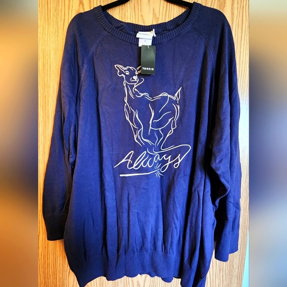 Torrid, Harry Potter Always Sweater. 5XL - Picture 2 of 5